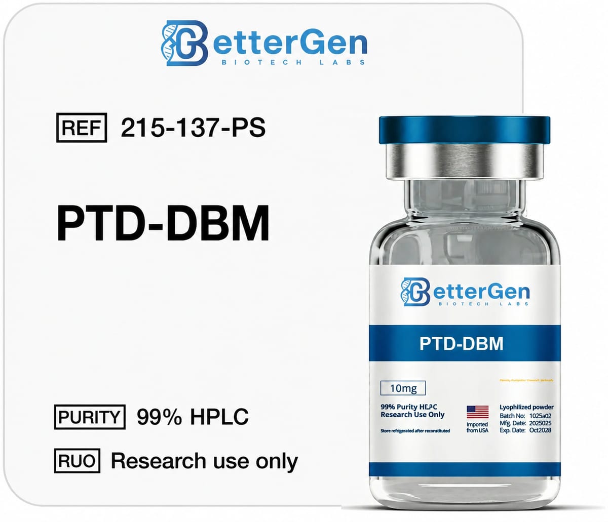 PTD-DBM — ≥98% purity, Lyophilized Powder